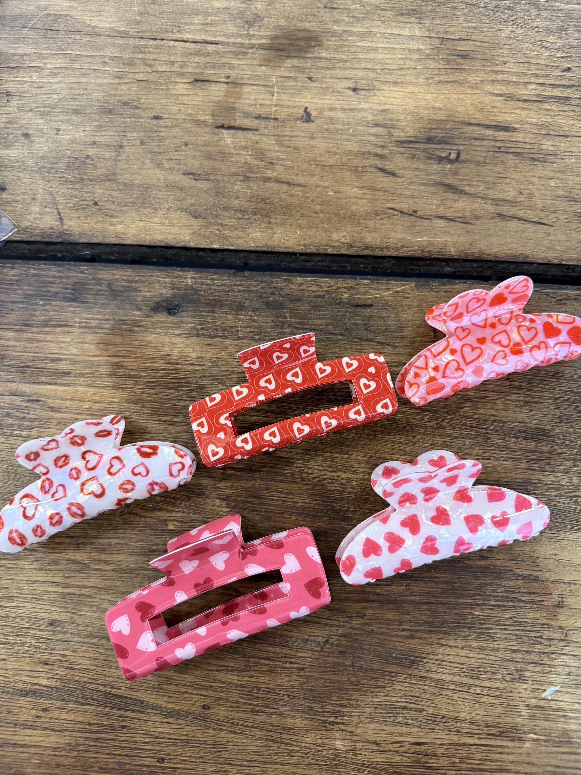 Valentine Claw Clip
