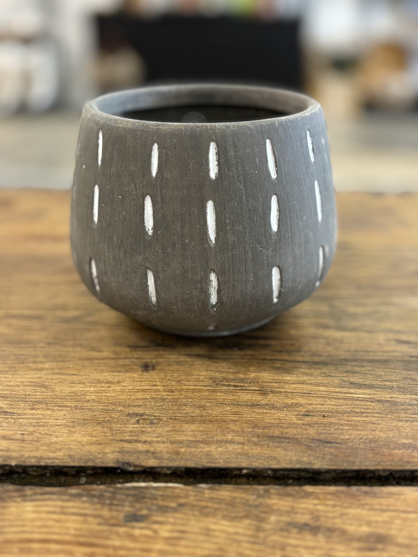 Dash Gray Vase