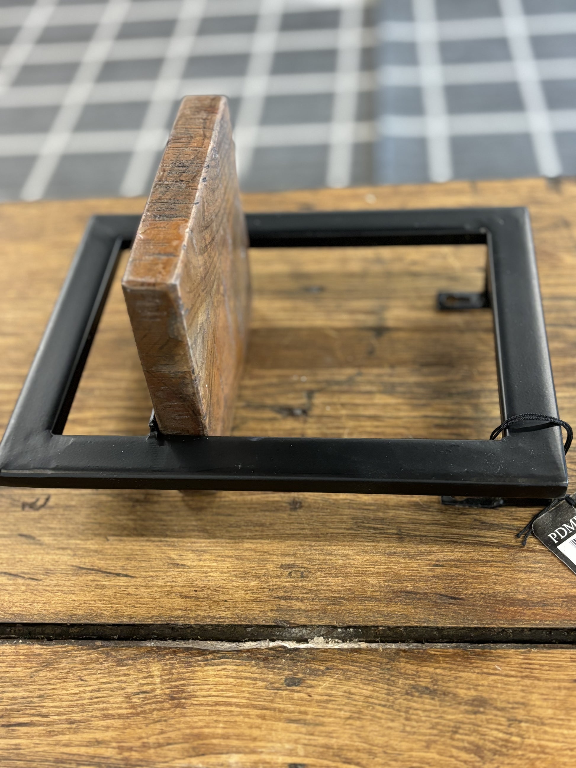 Wood/Metal Wall Shelf