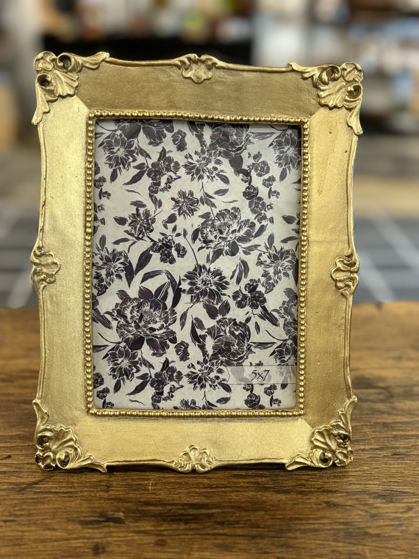 5x7 Gold Frame French