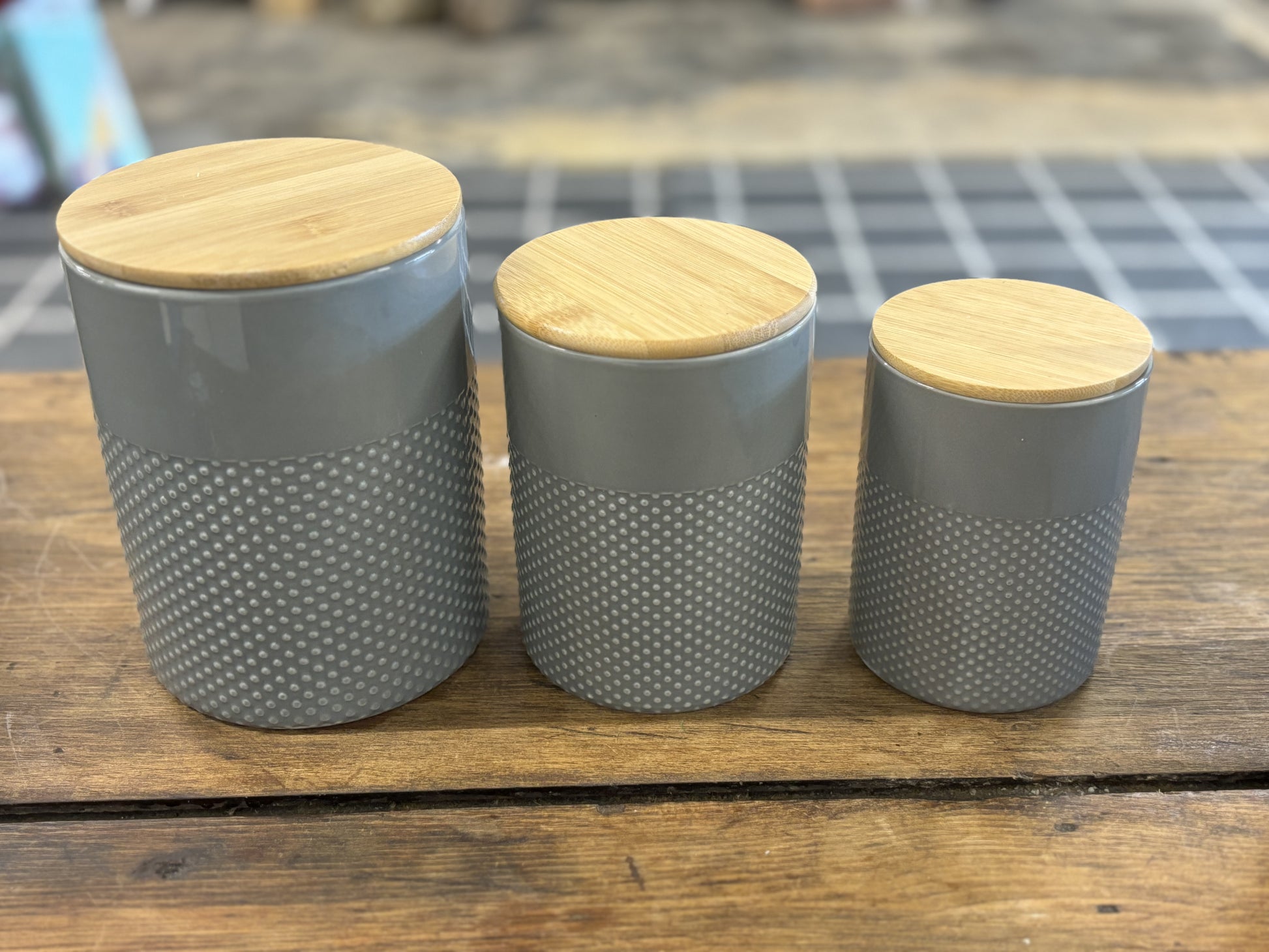 Gray Canister SEt