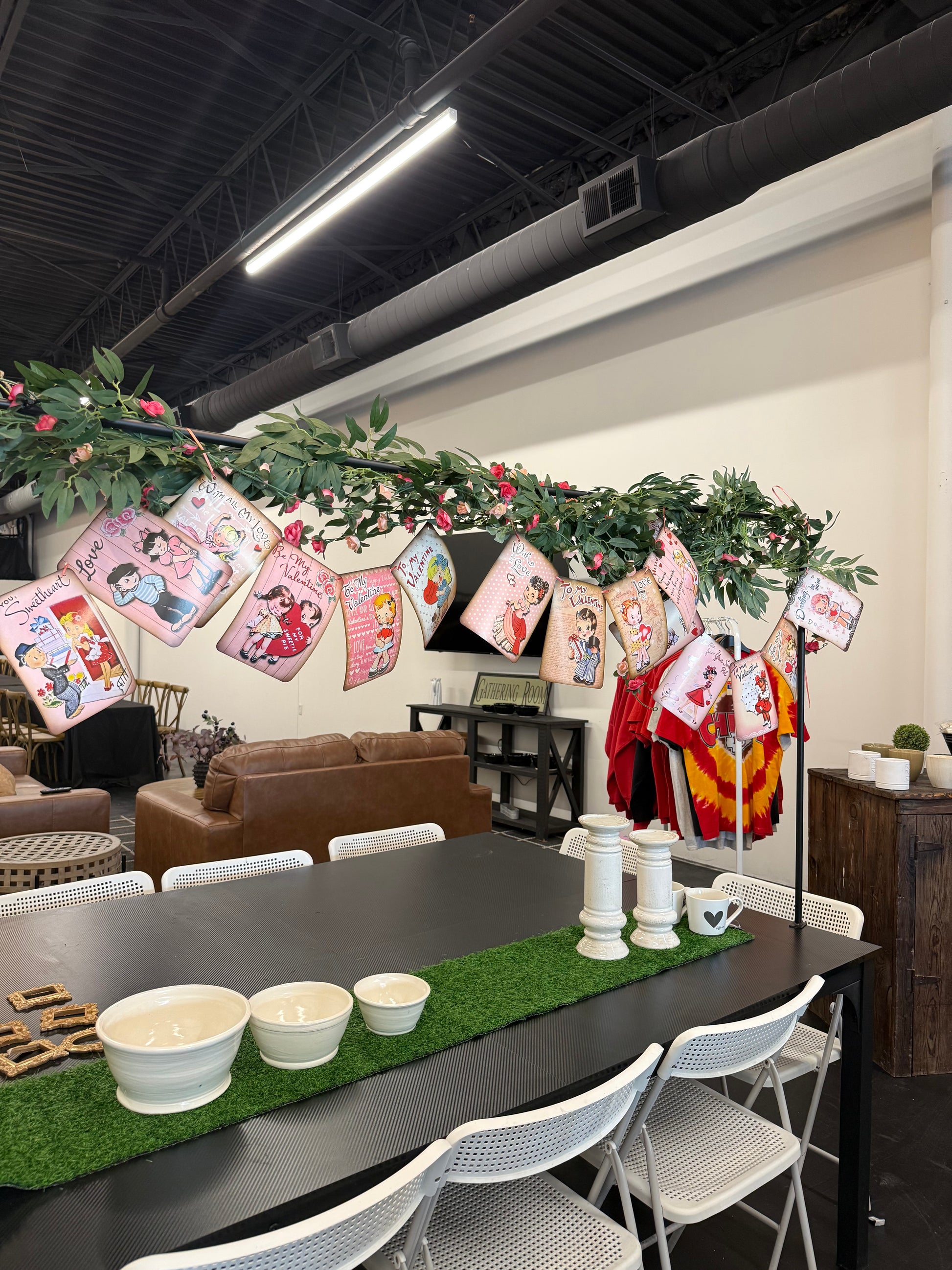 Vintage Valentine Banner