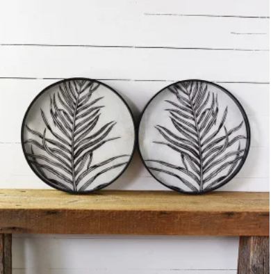 Round Fern Print
