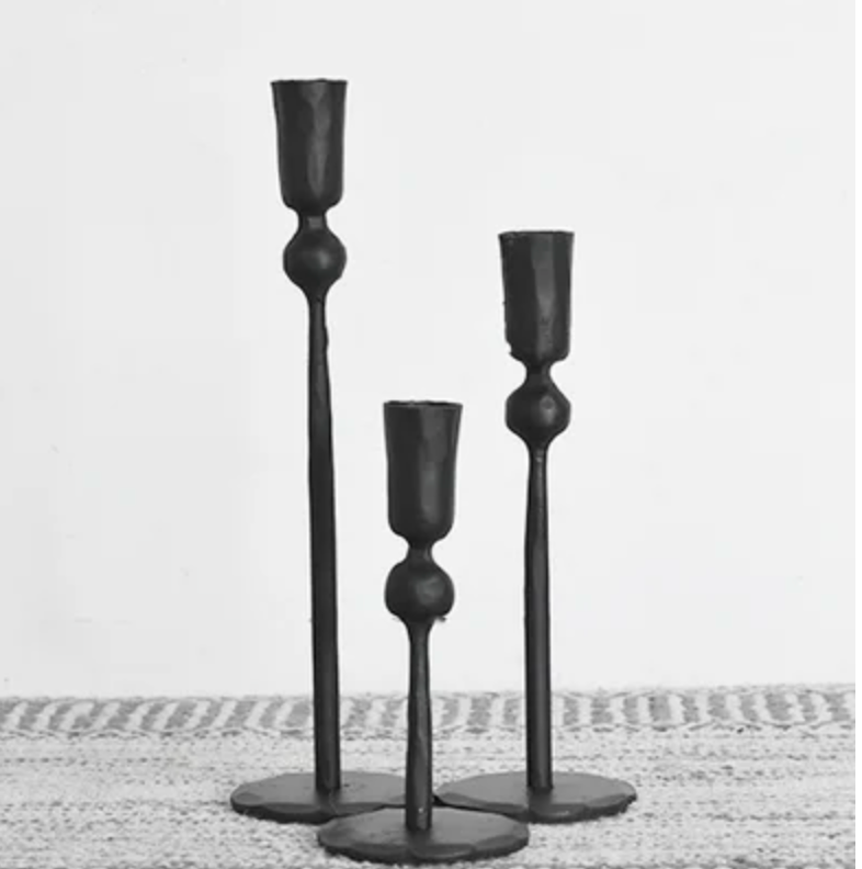 Iron Ball Candle Stands