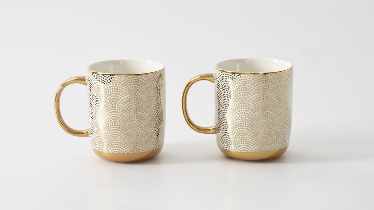 Set of Dotted Mugs