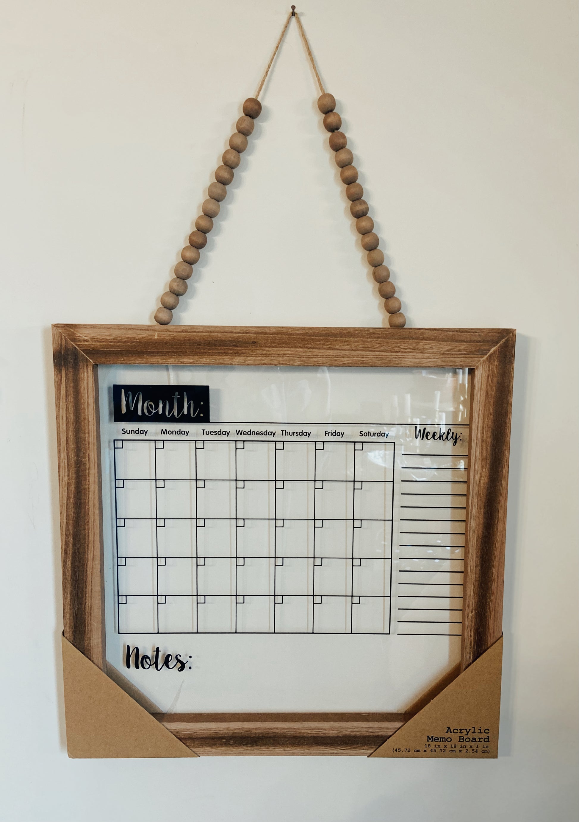 Hanging Schedule/Planner