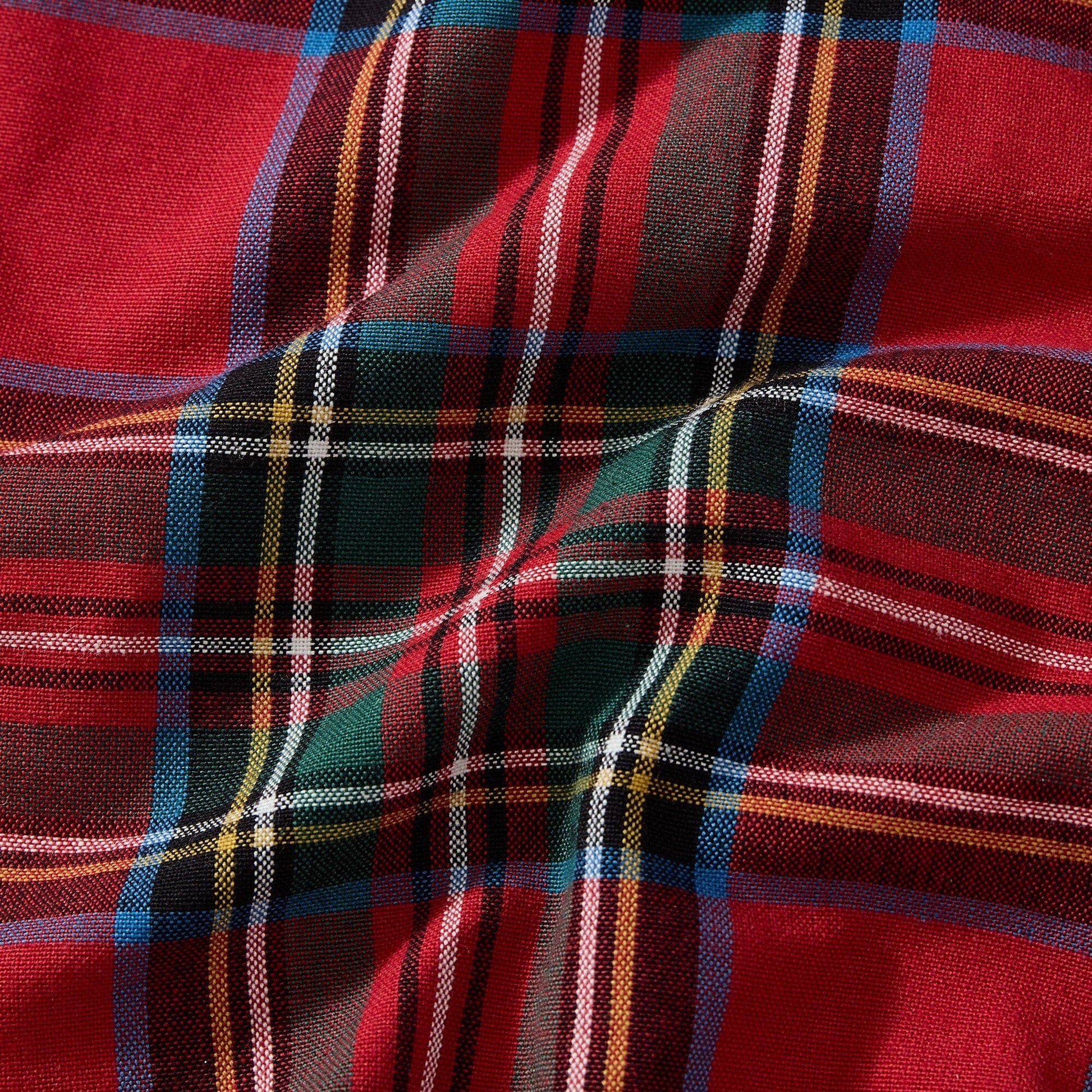 Stowe Tartan Holiday Plaid Cotton Christmas Tablecloth