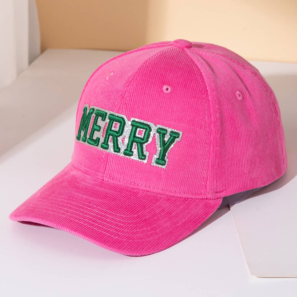 Pink & Green Merry Trucker Hat