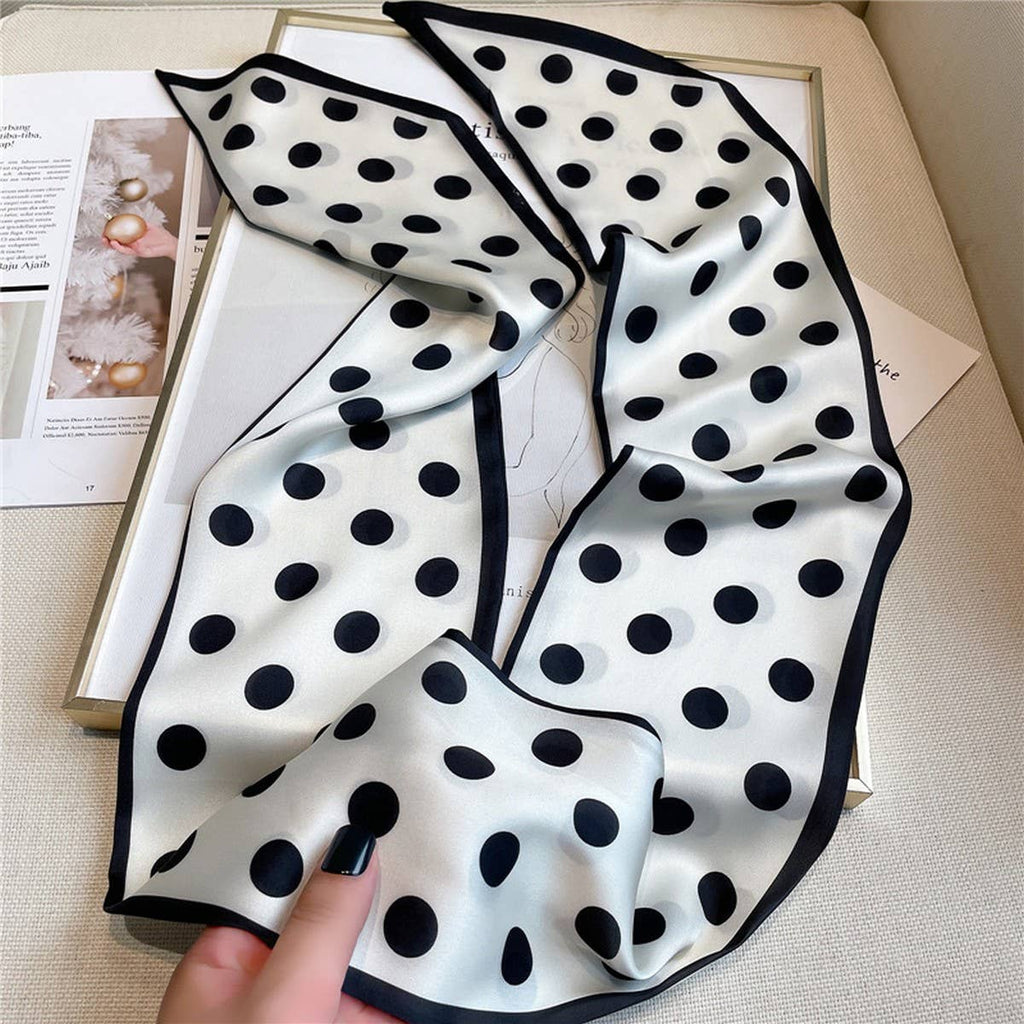 POLKA DOT HEAD SCARF