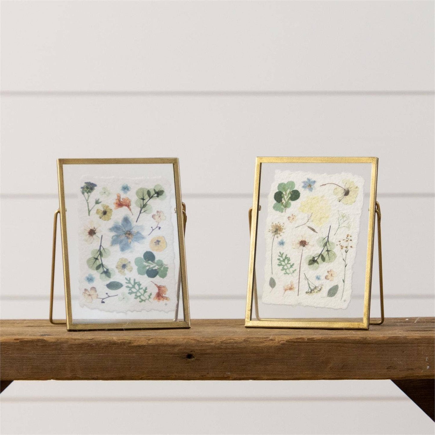 Gold Pressed Flower Frame