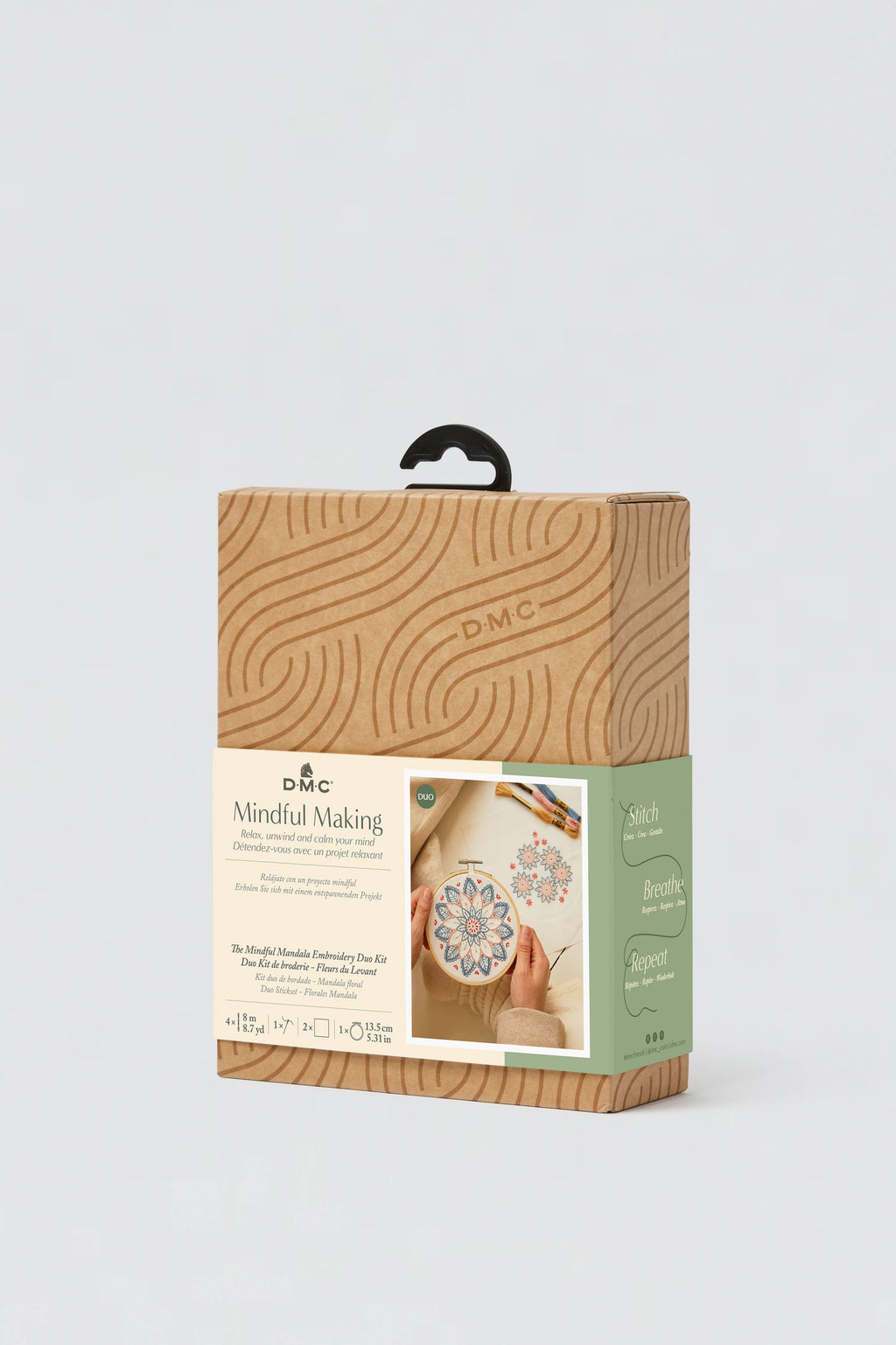 DMC Mindful Mandala Embroidery Kit, item TB168S