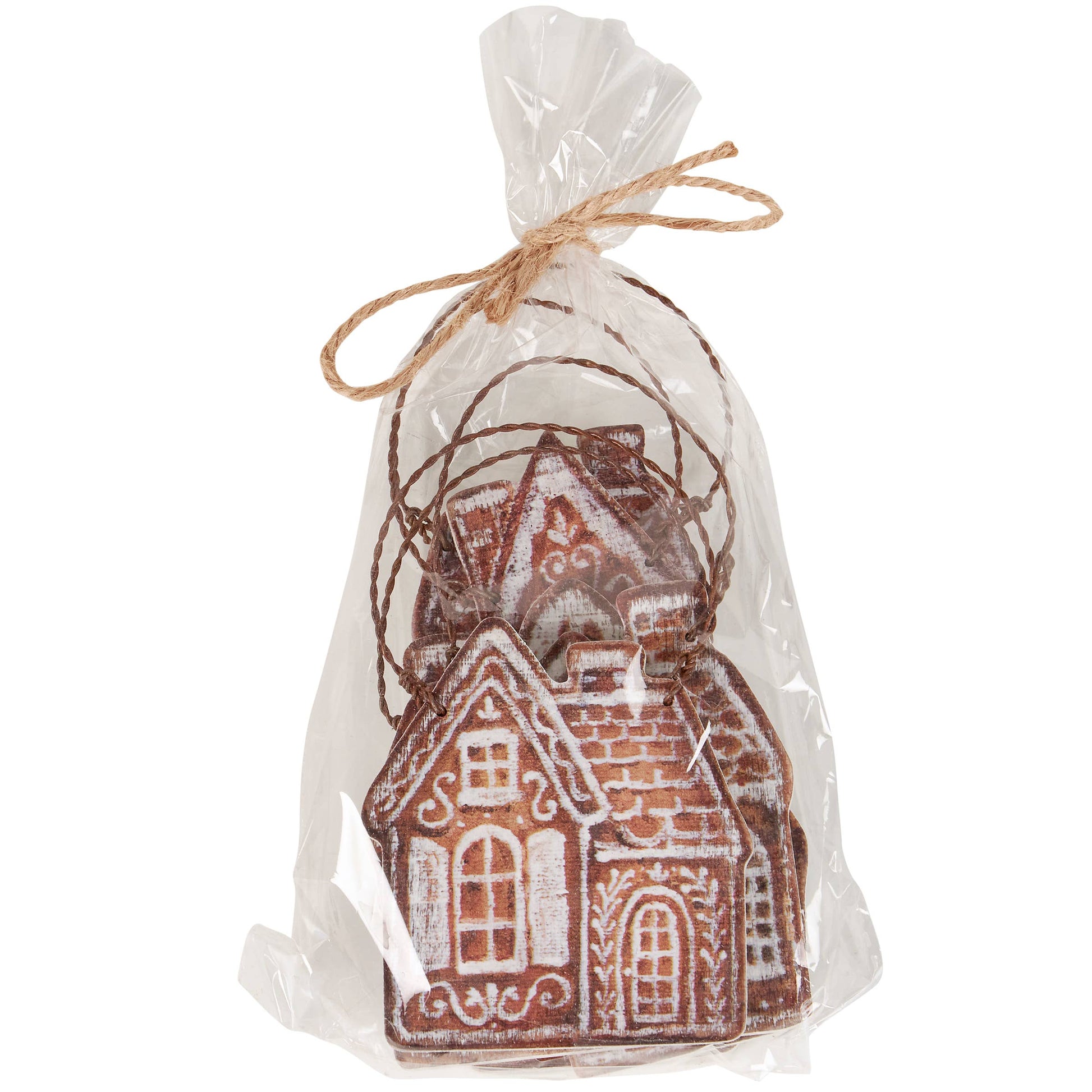 Gingerbread Village Ornament Set