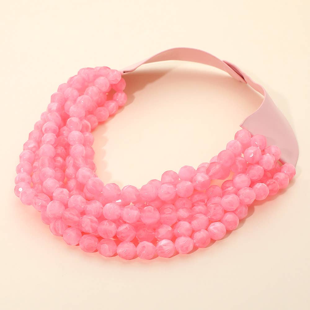 Marbled Layered Necklace