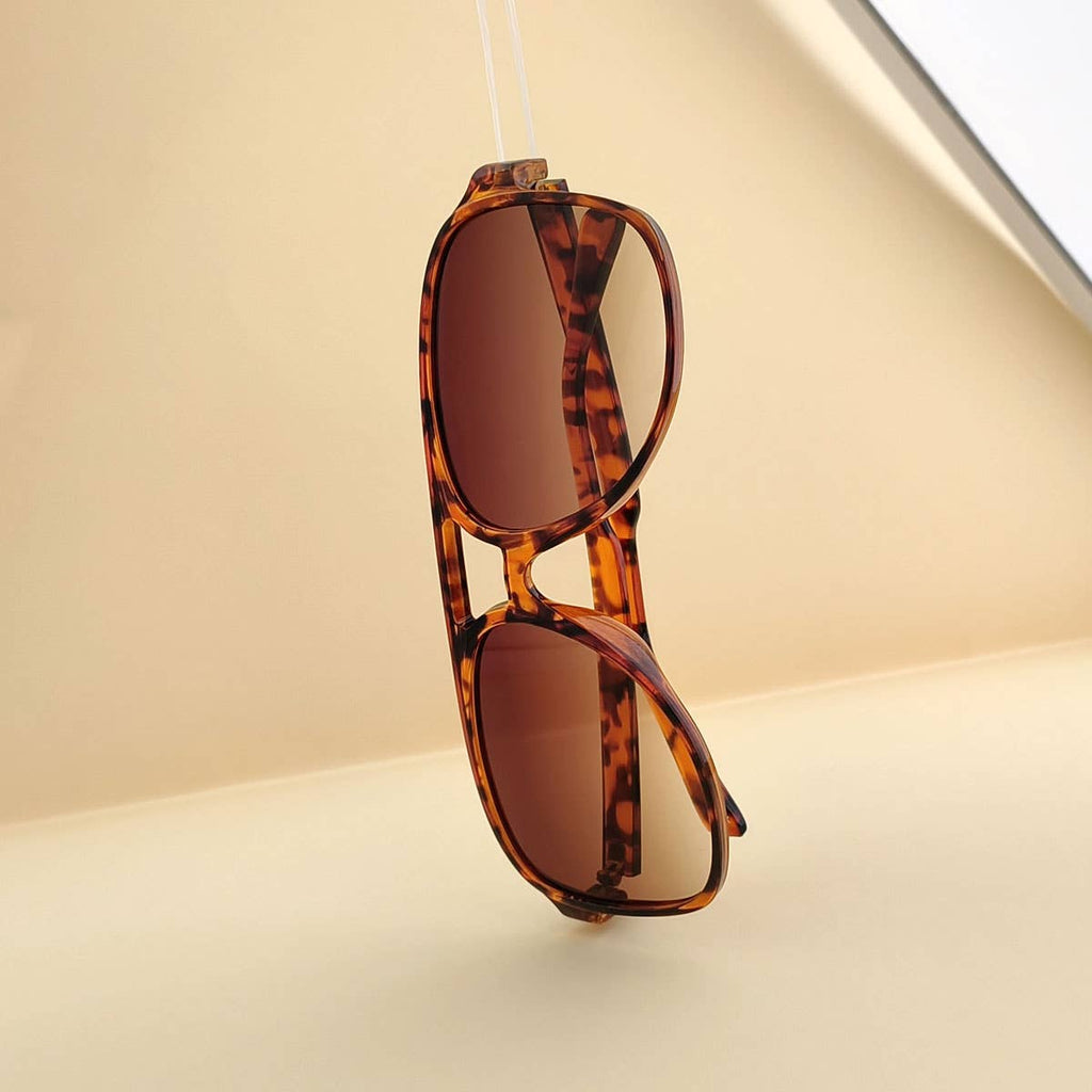 Vintage Double Bridge Aviator Sunglasses_CWASG0113