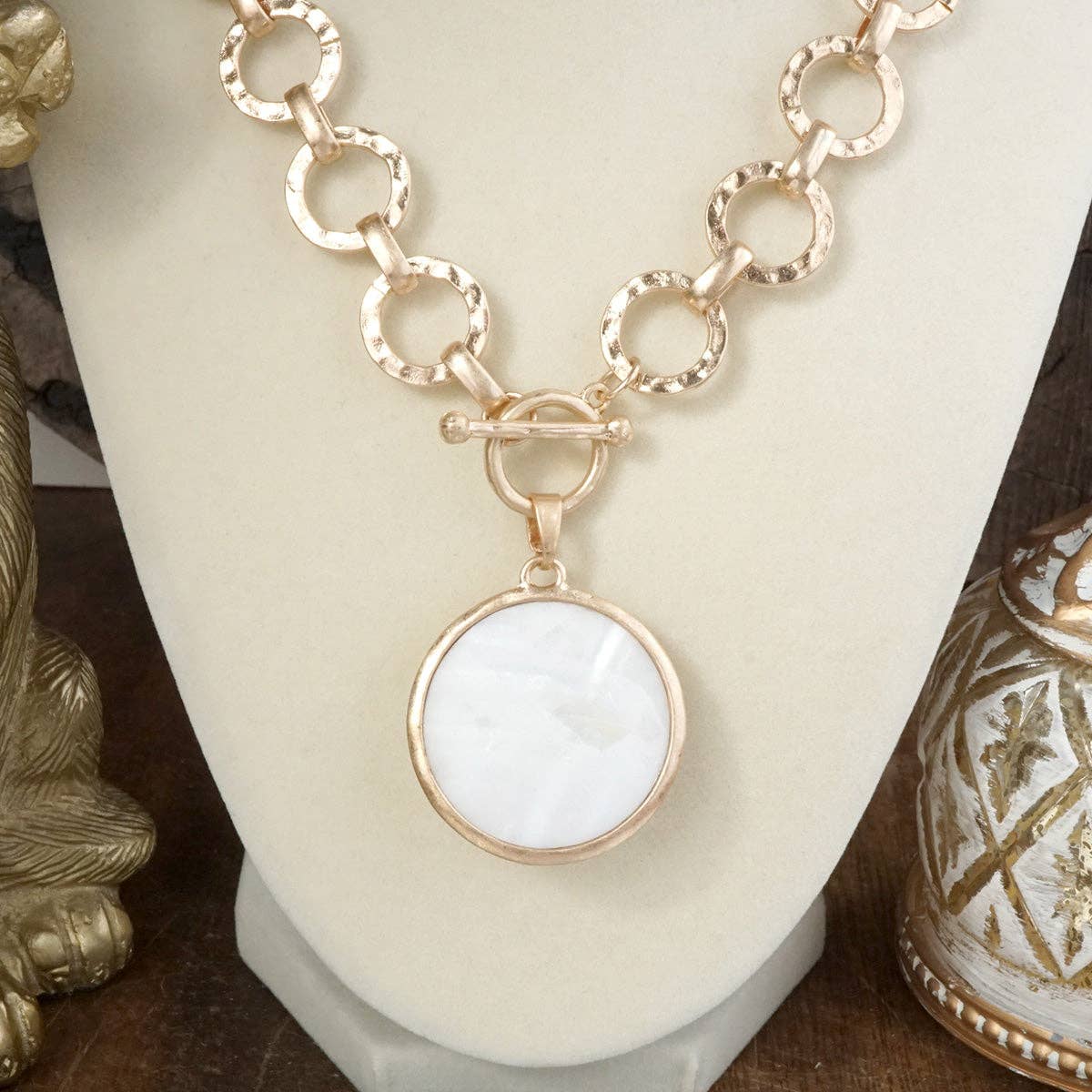 Chunky Ring Chain Necklace