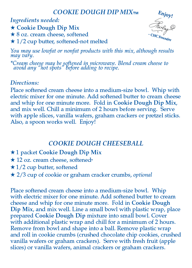Cookie Dough Dip Mix