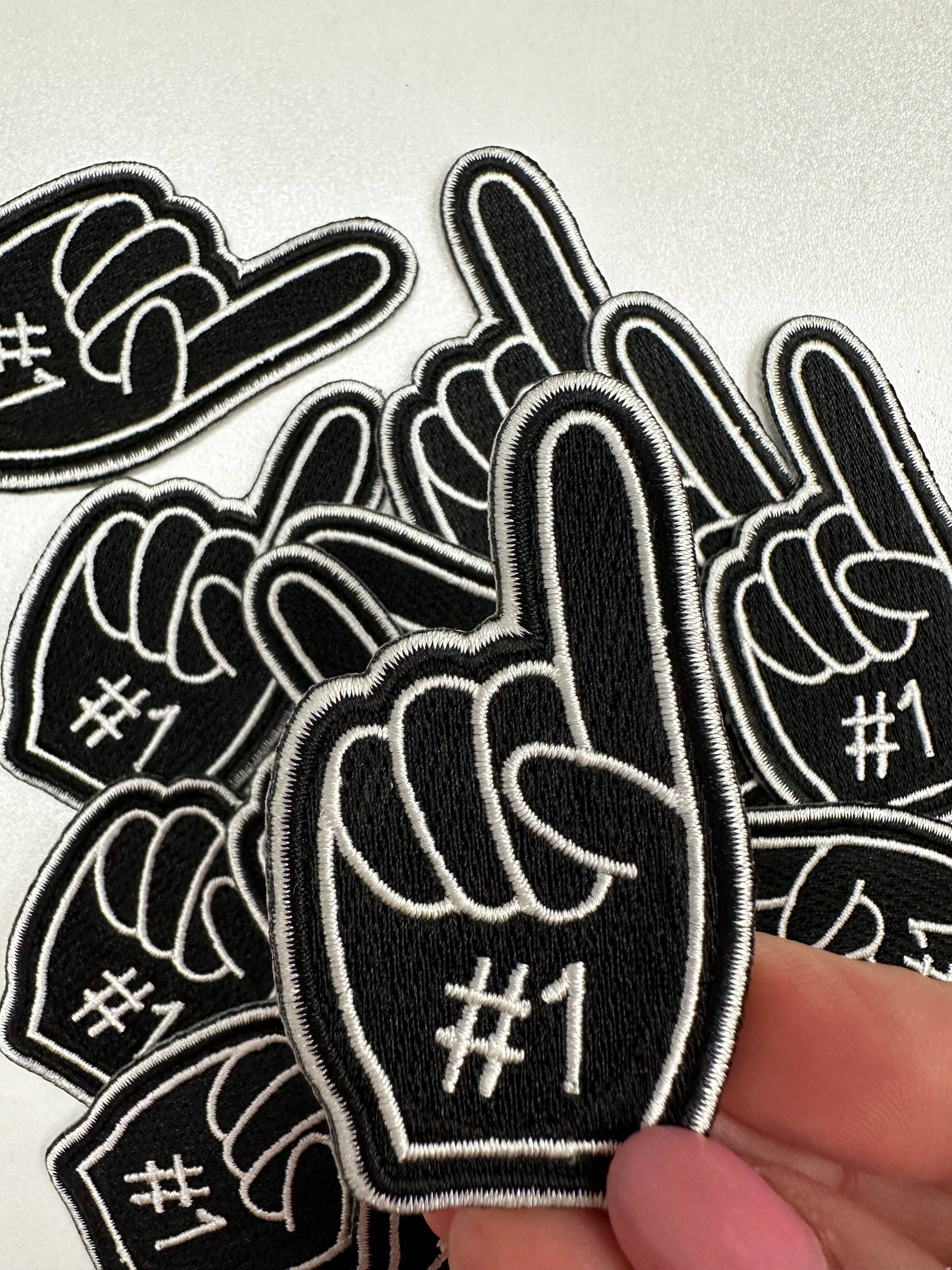 Fan finger, finger patch, fan patch, sports patch, game day