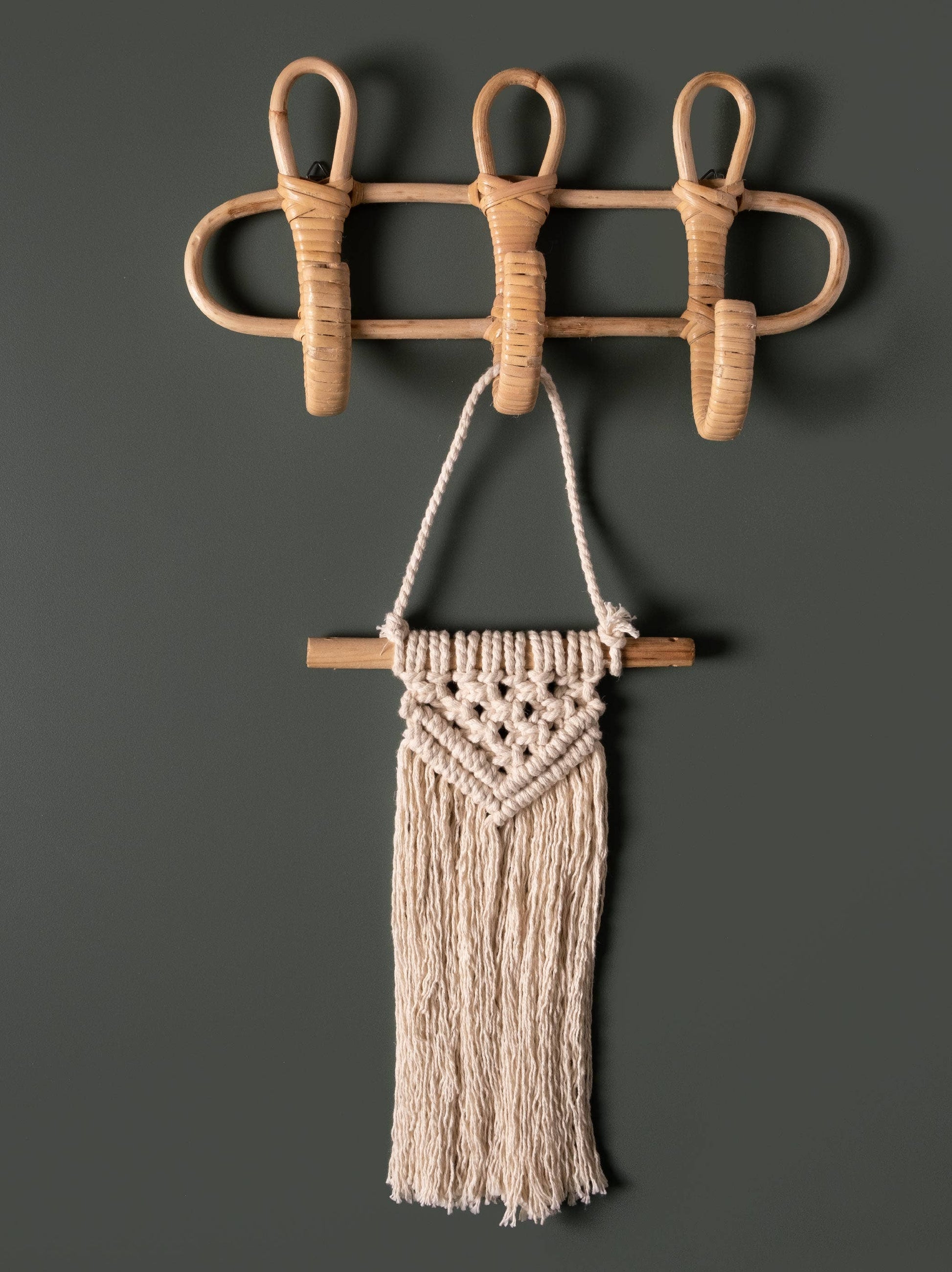 Rattan Wall Hanging Hooks