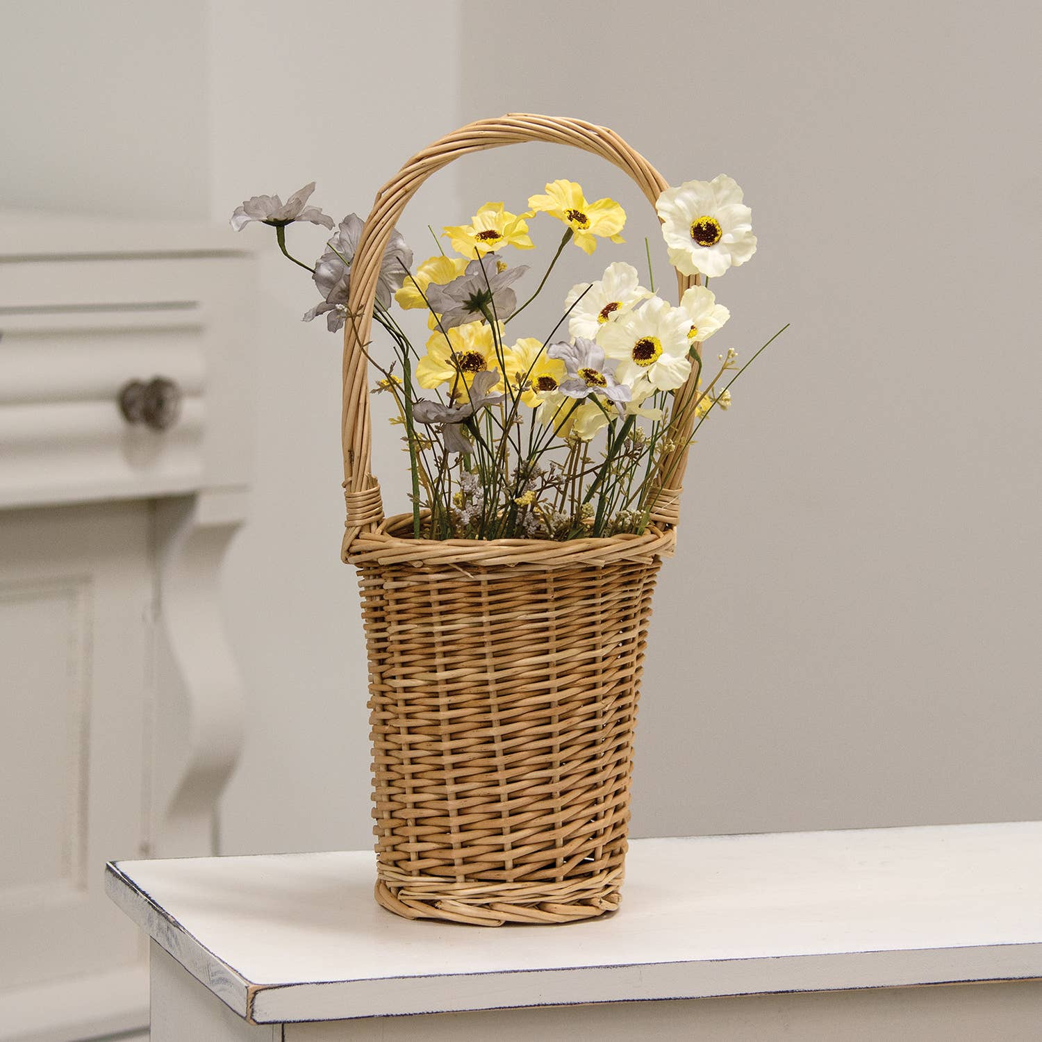 Wild Spring Geranium & Grass Spray