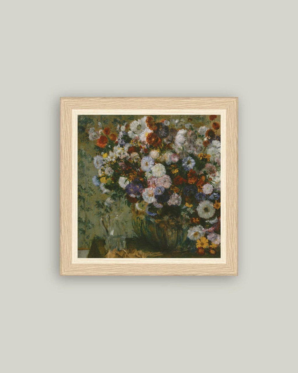 Bright Bouquet Framed Antique Art