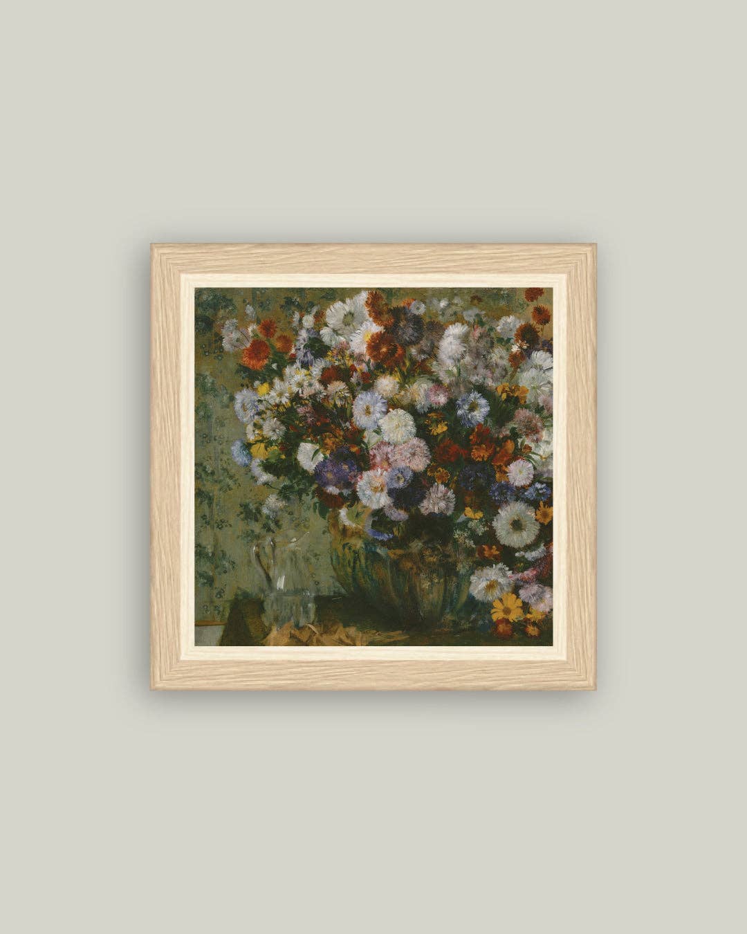 Bright Bouquet Framed Antique Art