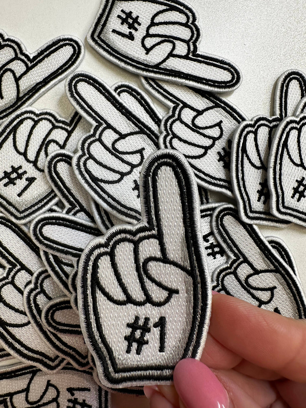 Fan finger, finger patch, fan patch, sports patch, game day