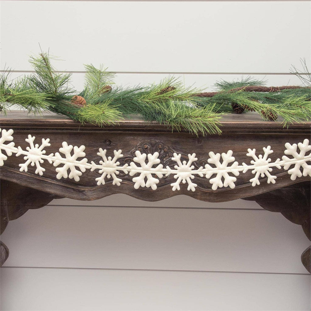 Felt Snowflake Garland (PC)