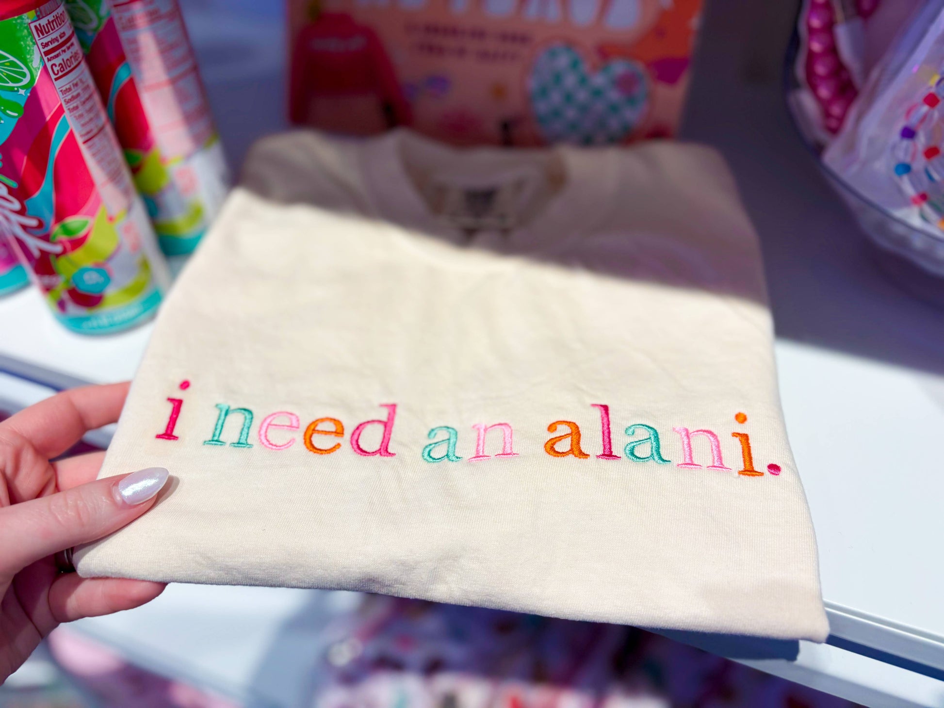 I need a drink Embroidered Tee | Trendy tee, summer tshirt
