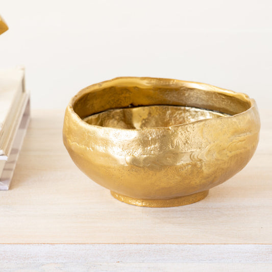 Rough Gold Bowl