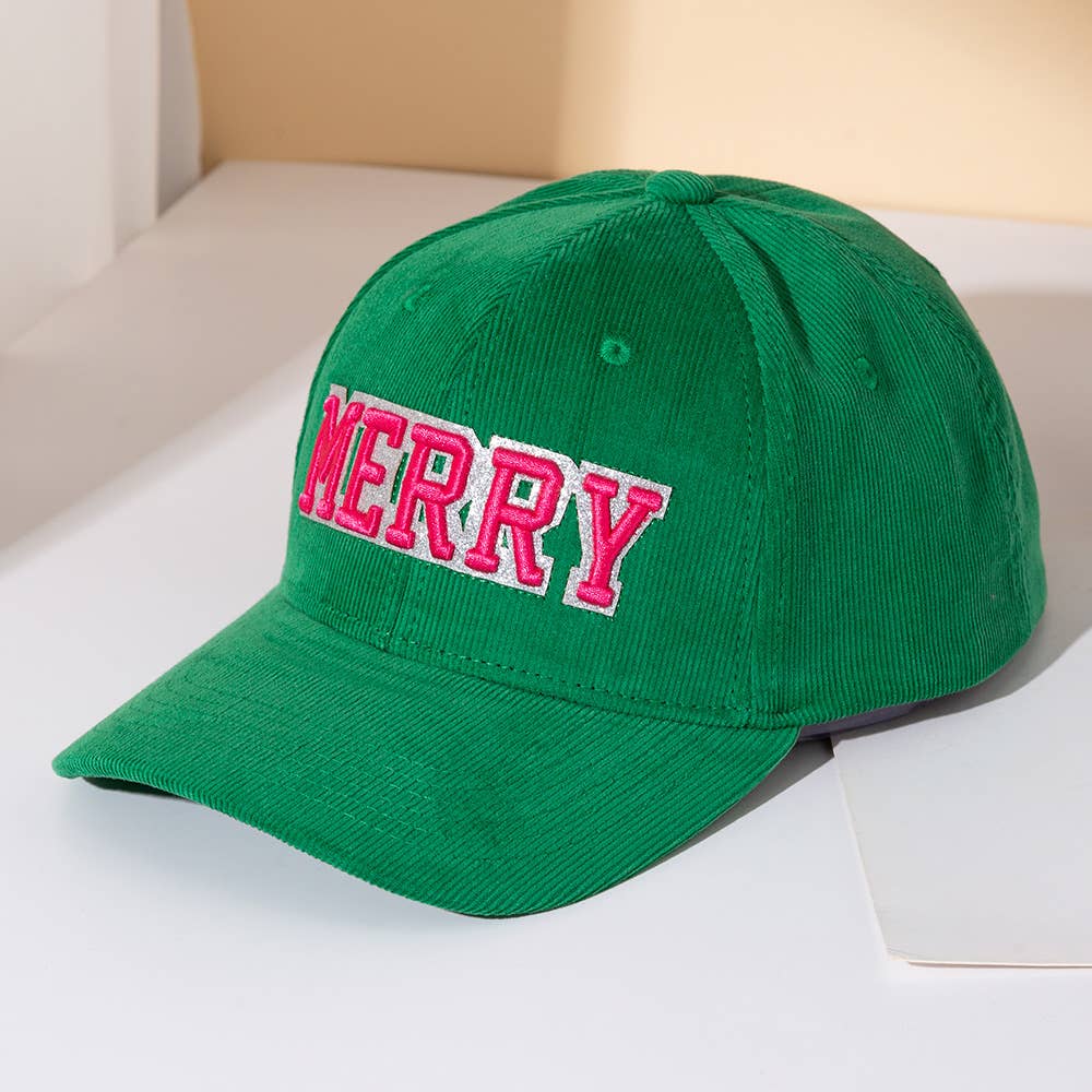 Pink & Green Merry Trucker Hat