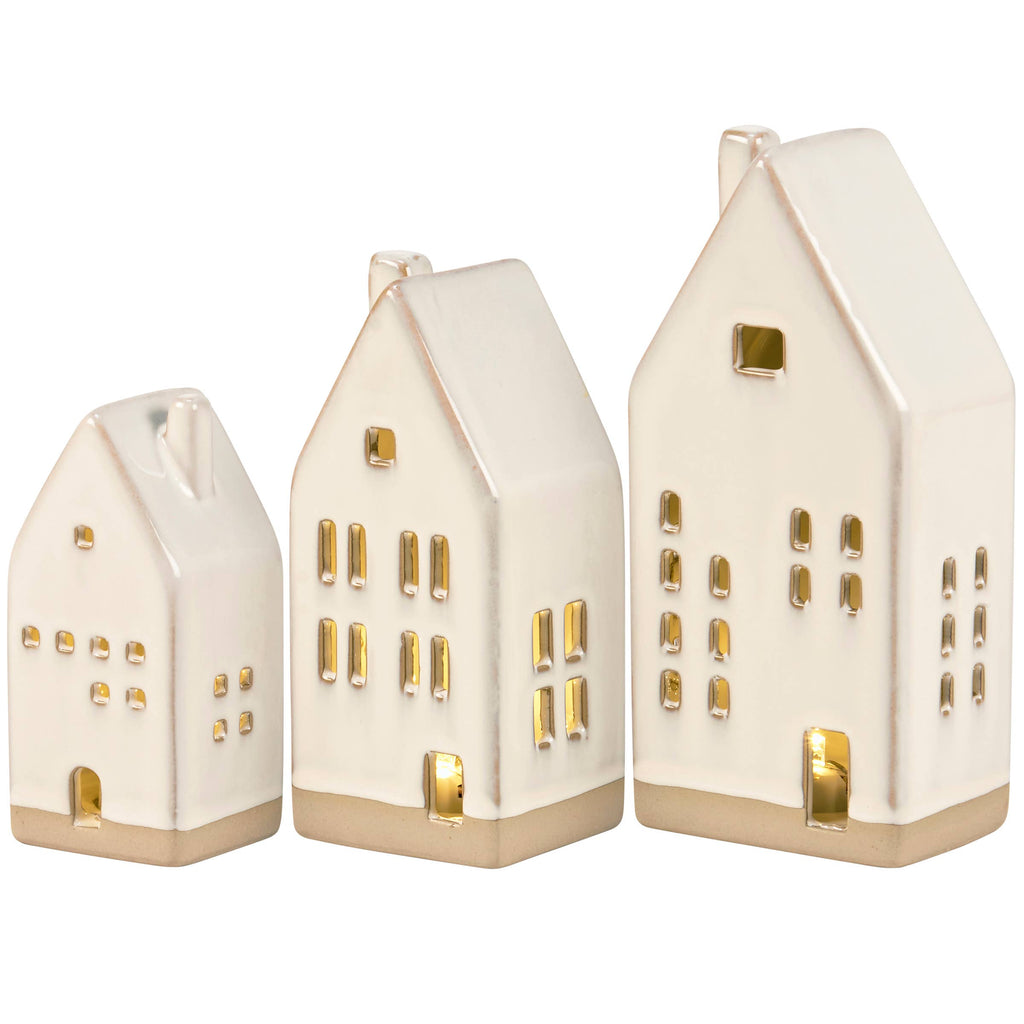 Lighted House Figurine