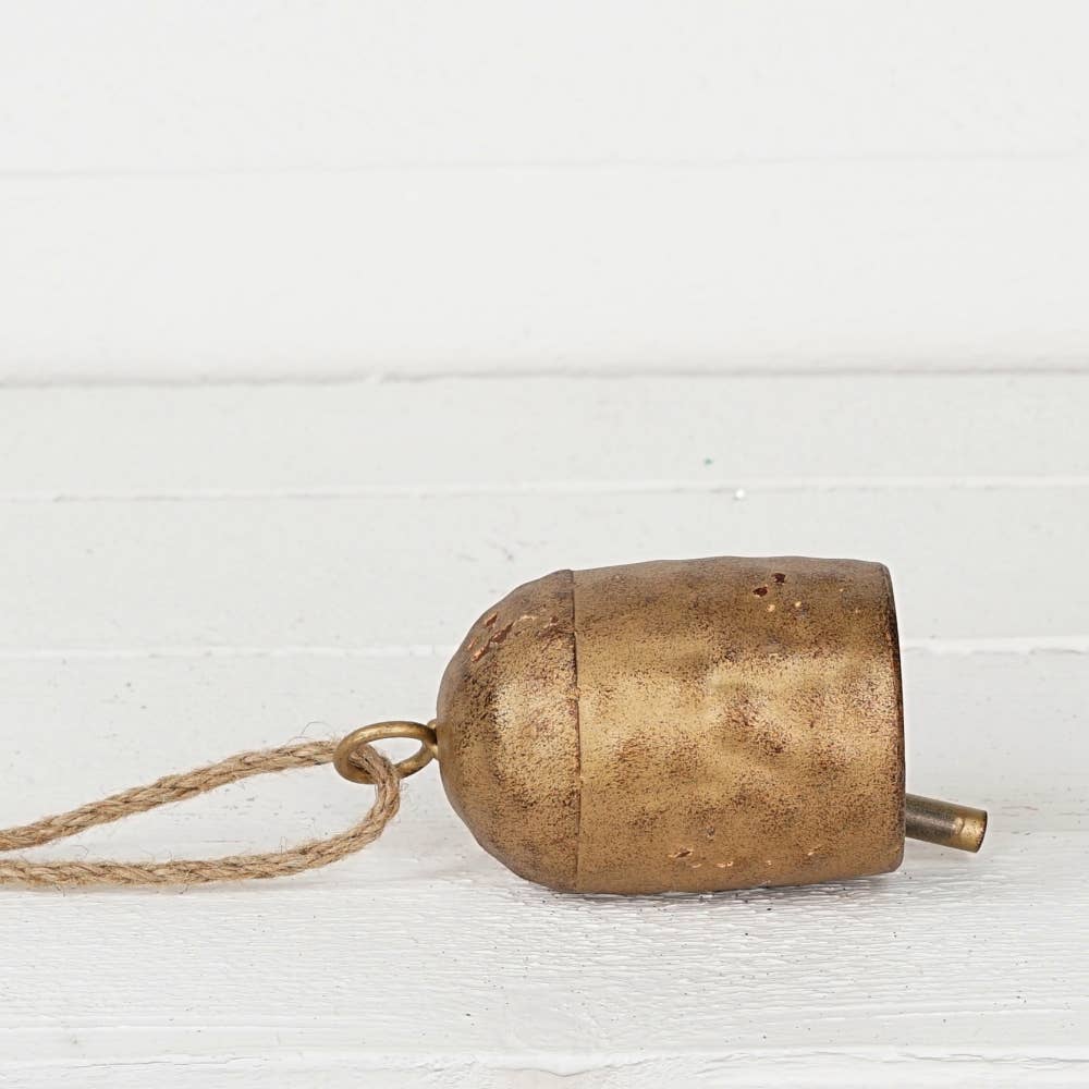 Vintage Gold cow bell
