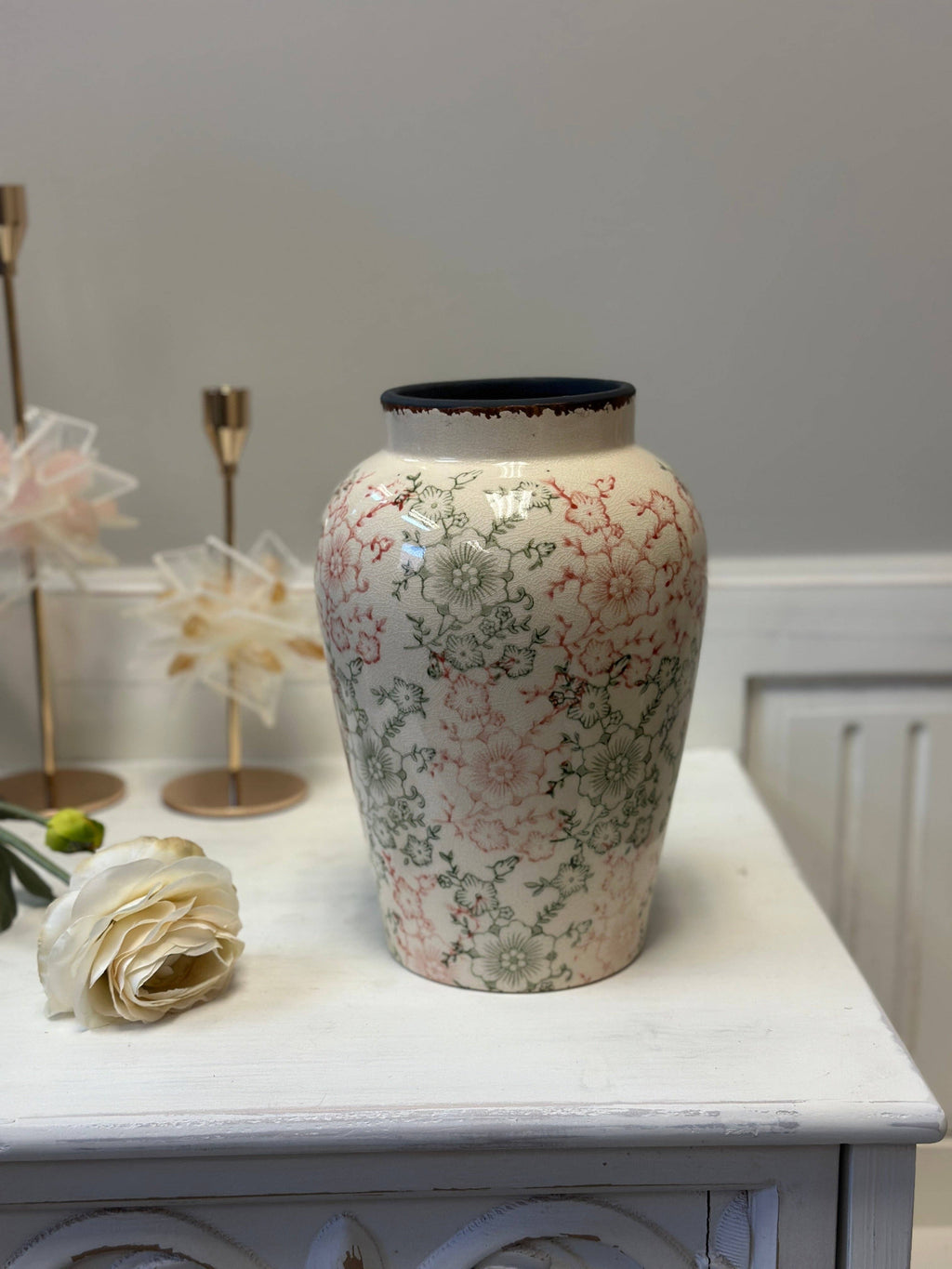 Floral Ceramic Vases