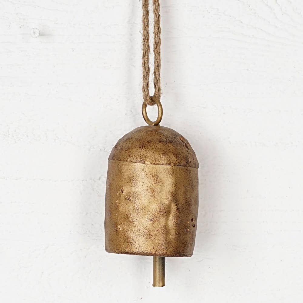 Vintage Gold cow bell