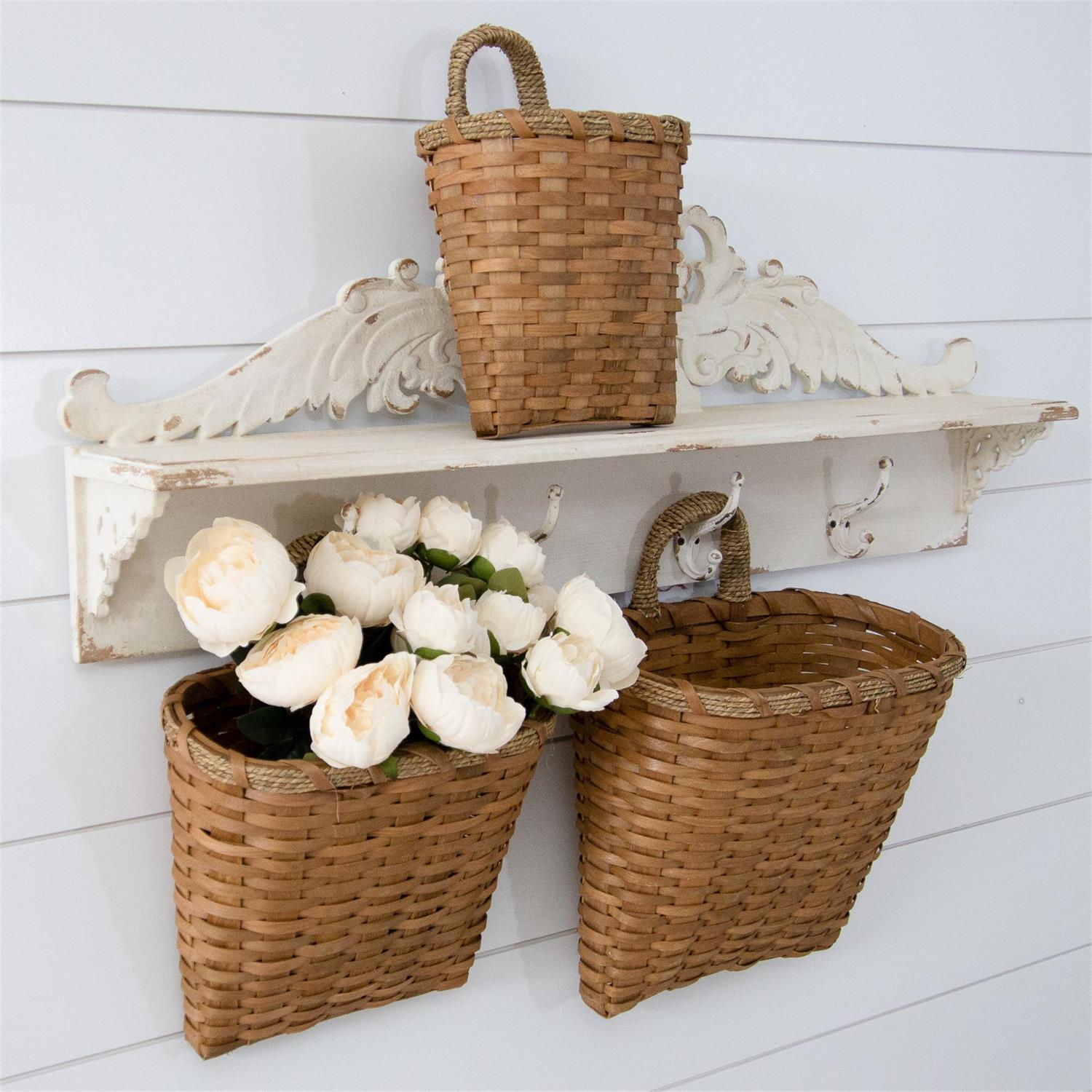 Chipwood Basket w/ Handles S