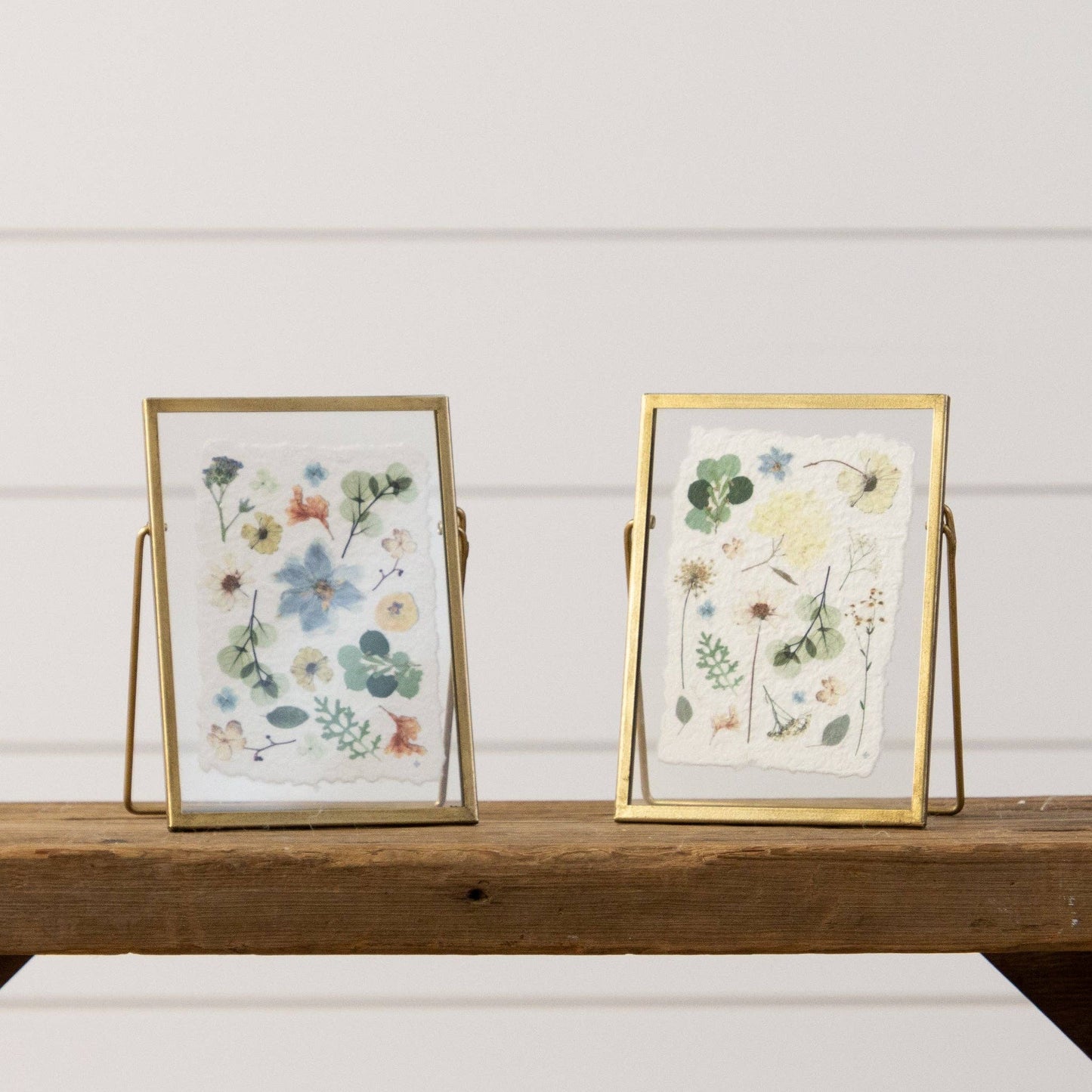 Gold Pressed Flower Frame