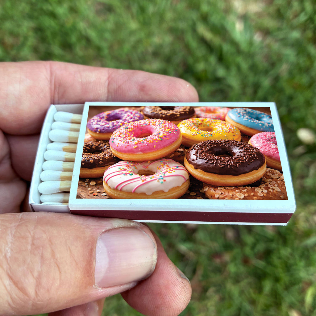 Matches • Donut Matchboxes• Home Decor for Candles & Incense