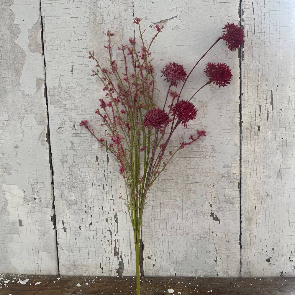 Ruby Wildflower Spray