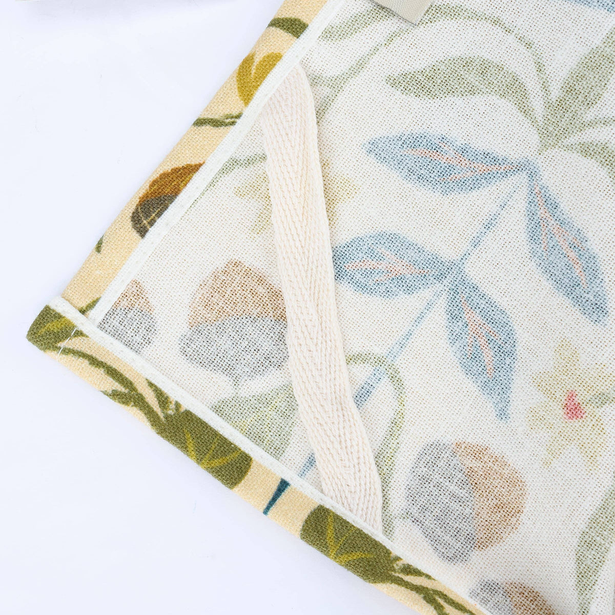 Fall Folk Floral Kitchen Towel