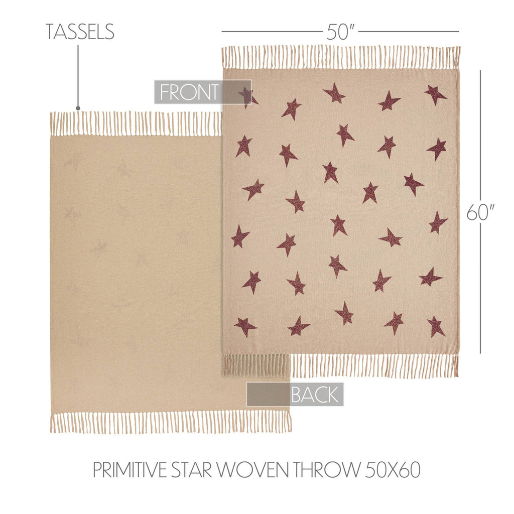Primitive Star Woven Throw