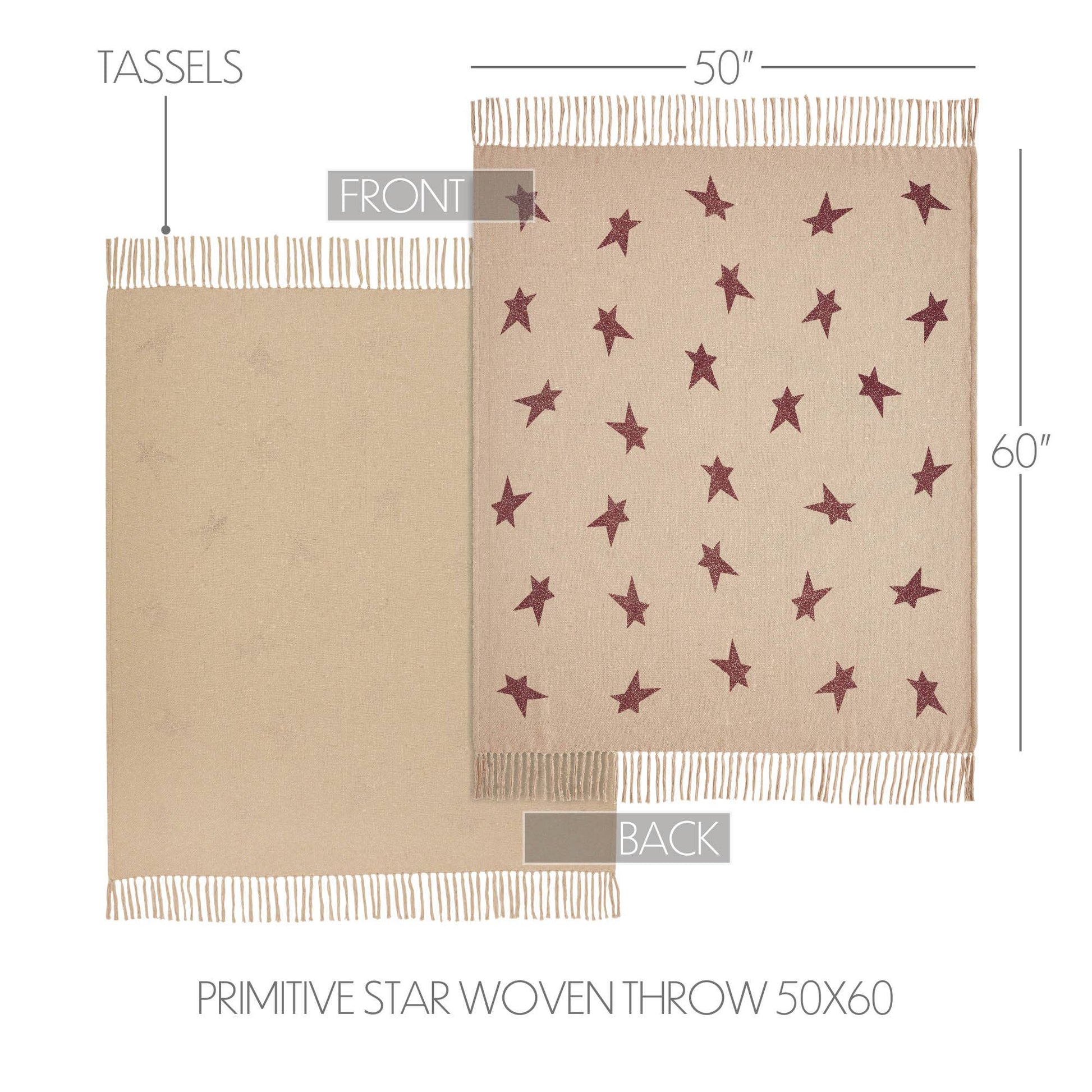 Primitive Star Woven Throw