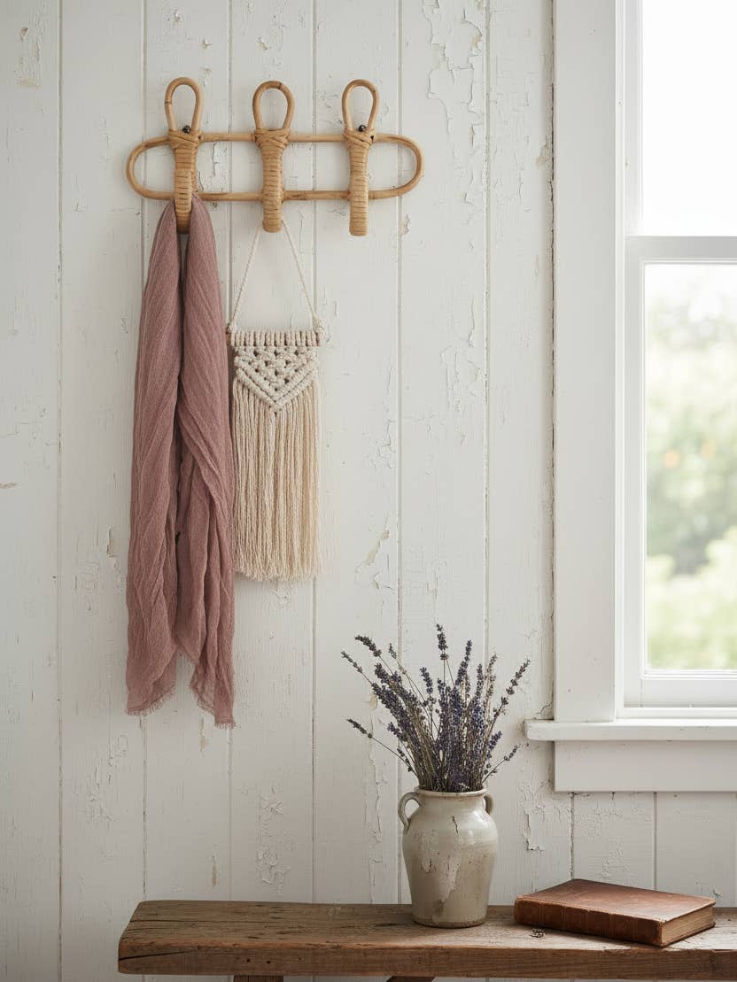 Rattan Wall Hanging Hooks