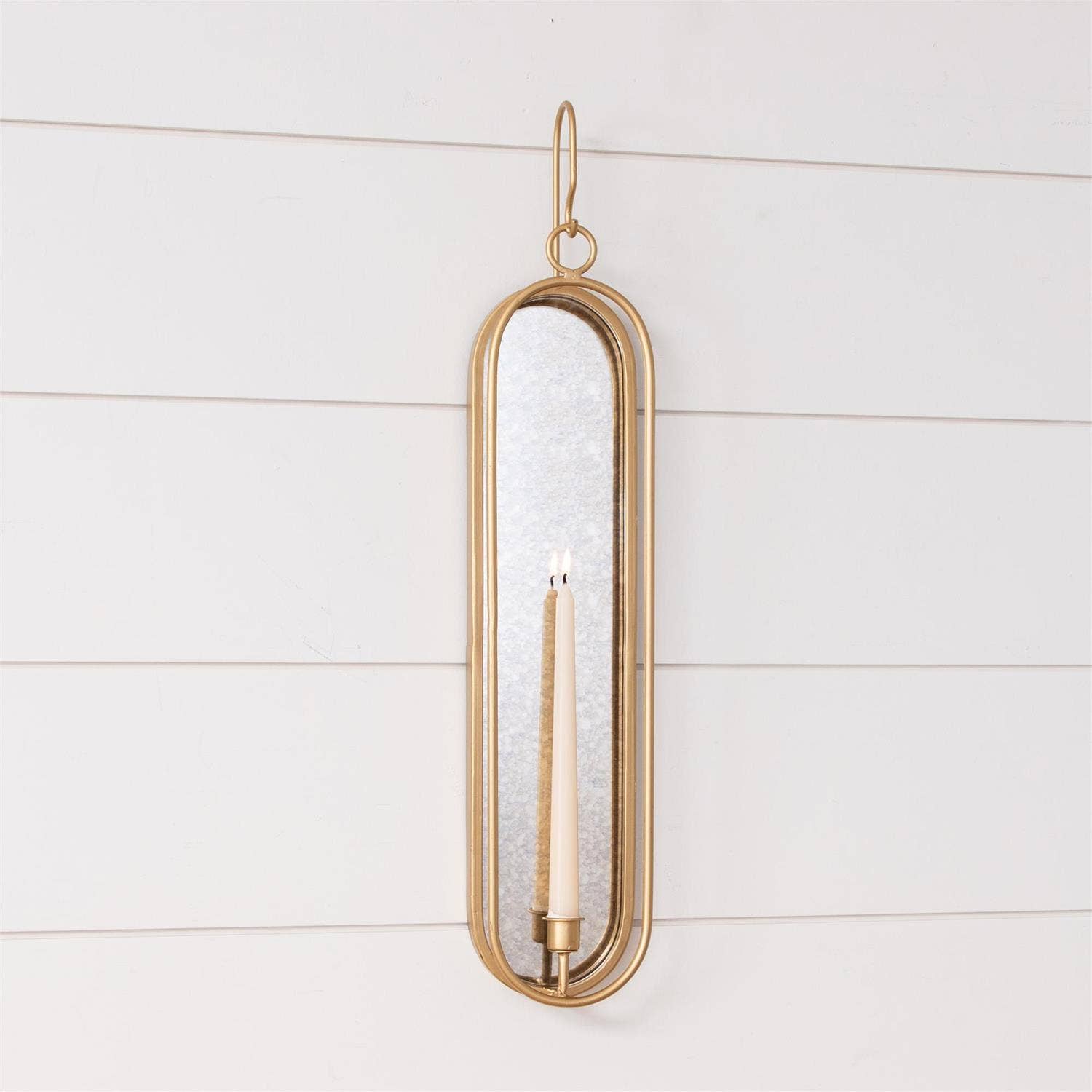 Wall Mirror Sconce Candle Holder