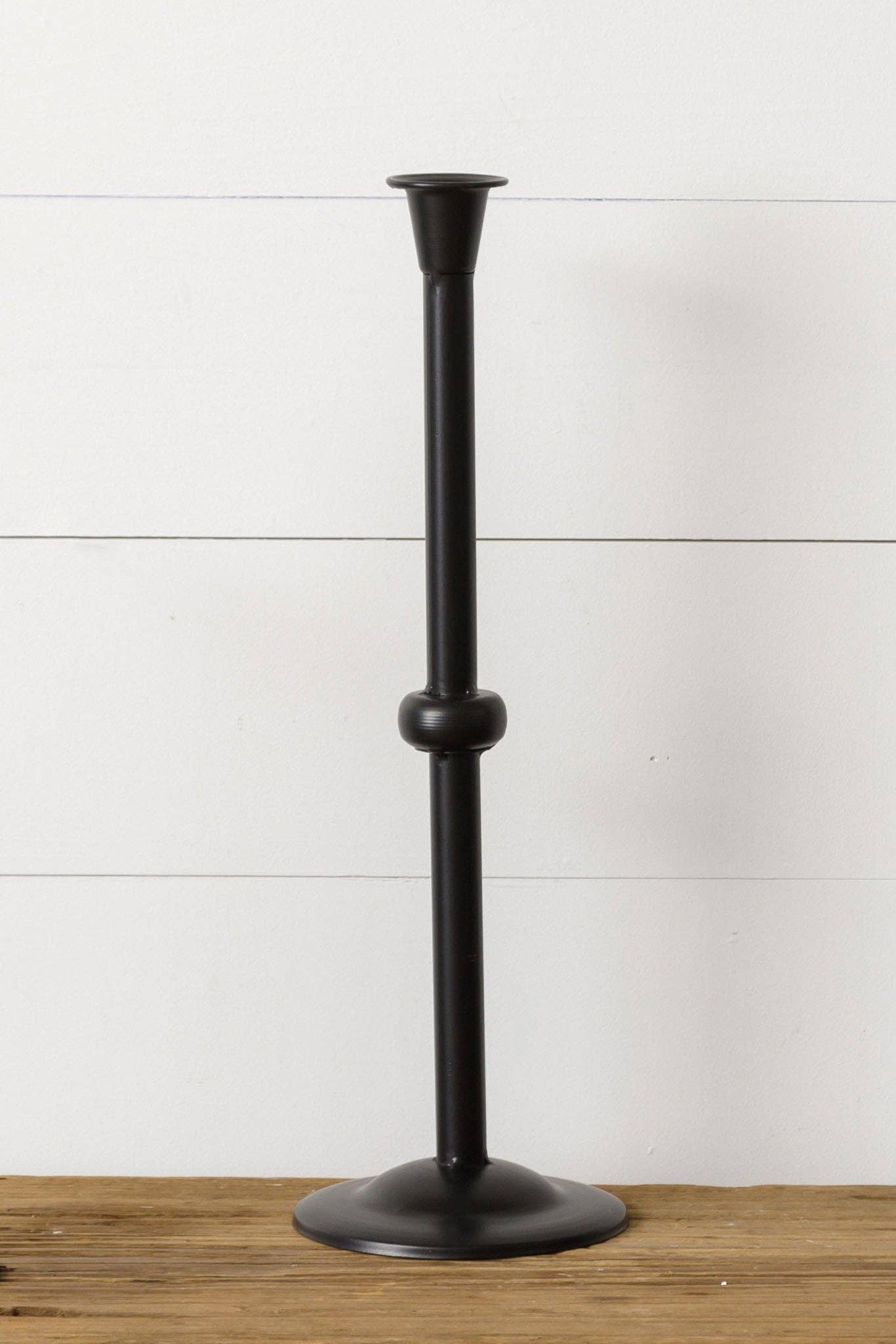 Black Candlestick, 16.5 Inches (PC)