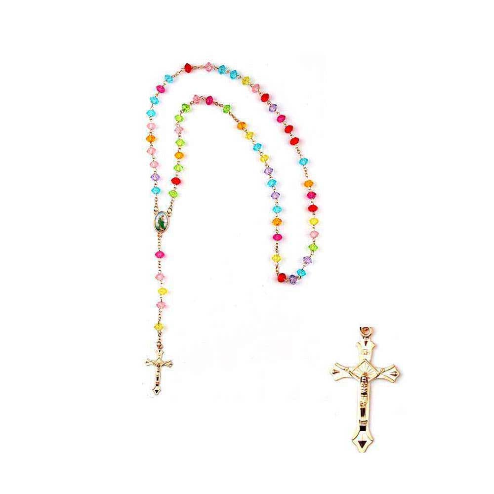 Colorful Beaded Rosary Necklaces
