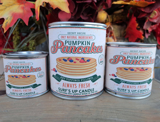 Pumpkin Pancakes Paint Can Candle