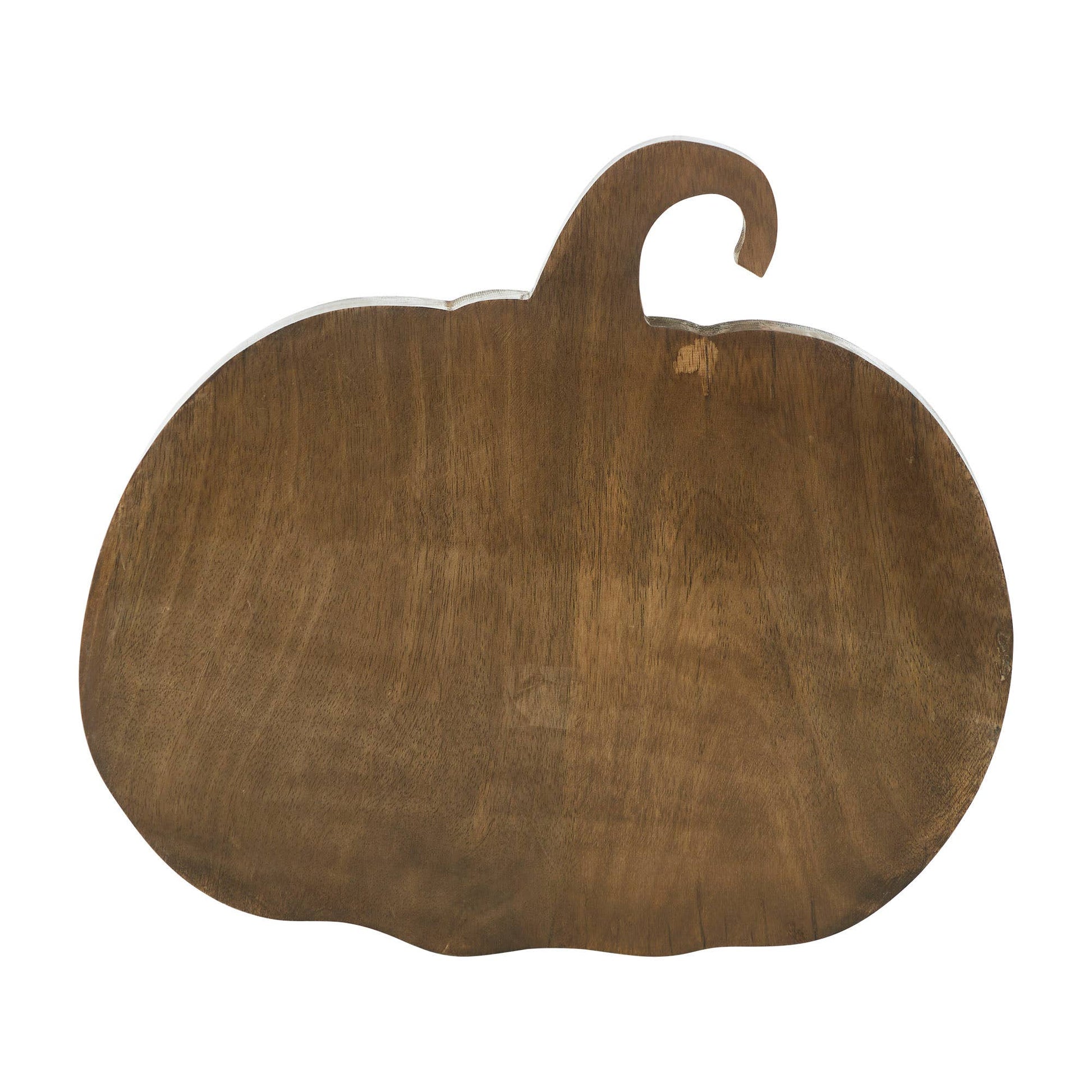 Wooden Pumpkin Decorative Tray