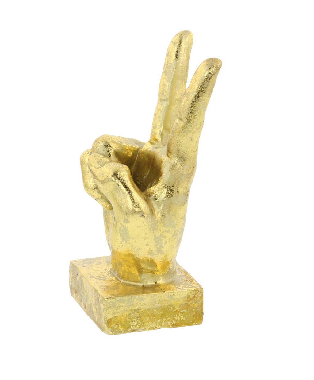 Traditional Gold Polystone Sculpture