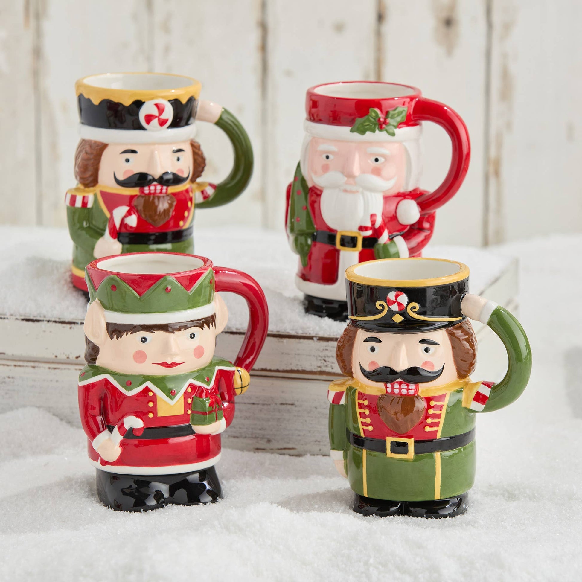 Nutcracker Parade 3-D Mugs 18 oz. asst.