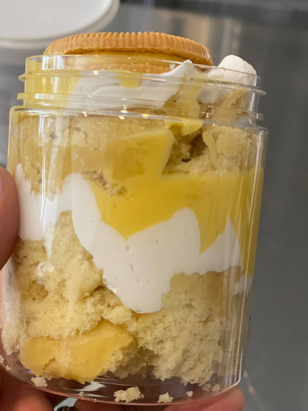 Lemon Cake Jar